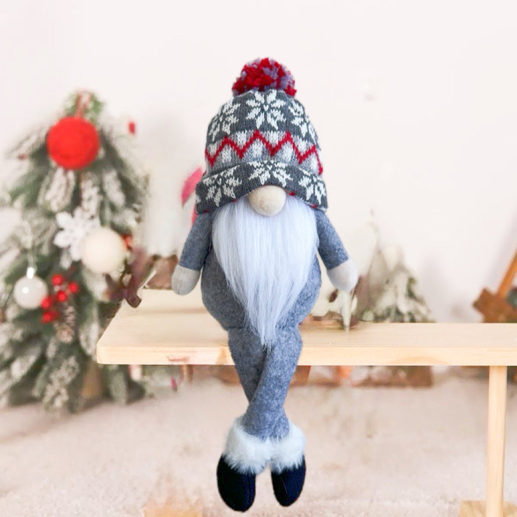 Christmas Elf with Long Legs, Textile Mix