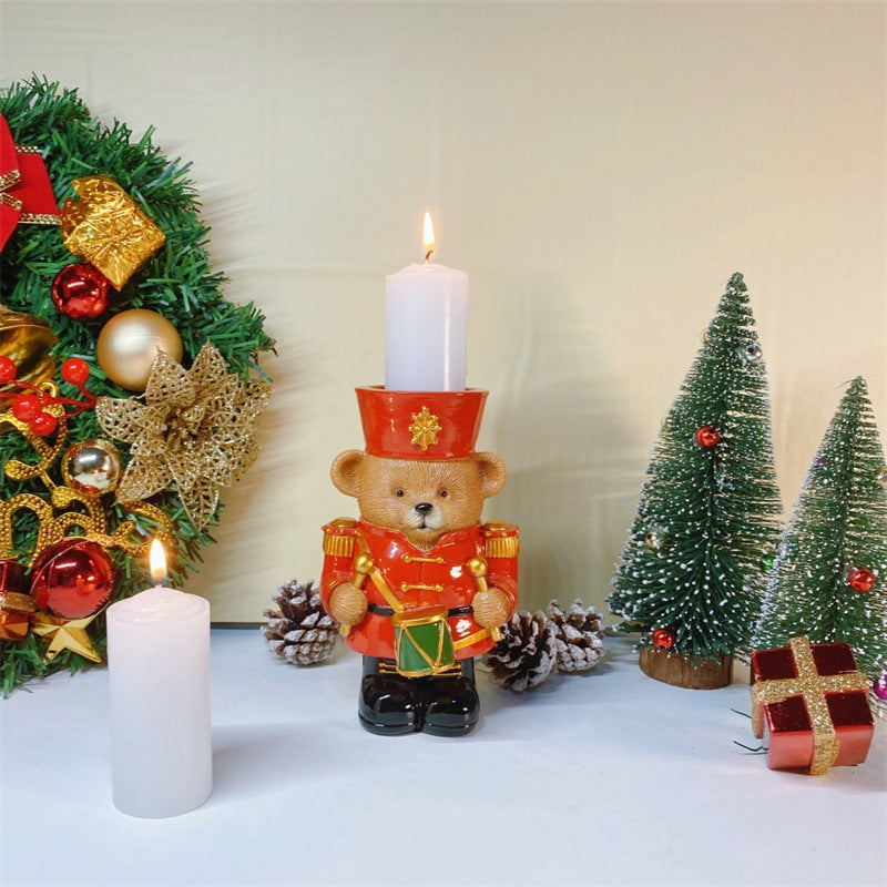 Animal Nutcracker Candle Holder made of Resin