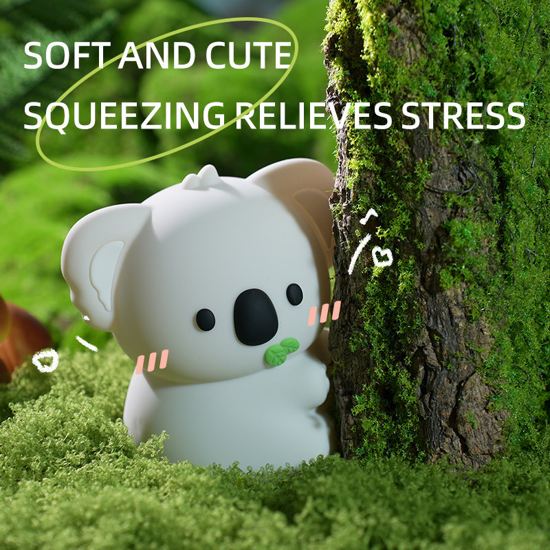Satsus® Squishy Silicone Koala LED Night Light - Perfect Gift for Kids and Girls