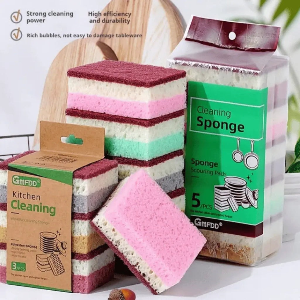 TriFoam – 3-in-1 High-Foam Sponge Mop Brush