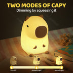 Satsus® Capybara with Keychain Bundle Squishy Night Light - Perfect Gift