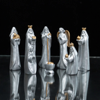 Nativity figures set made of resin, 8-piece