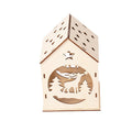DIY Wood House, Christmas Decoration to Assemble