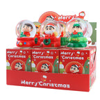 Christmas snow globe blind box with star motif