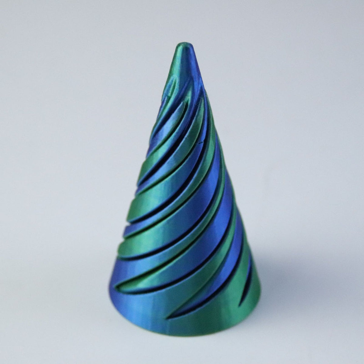 3D-printed spiral pyramid toy