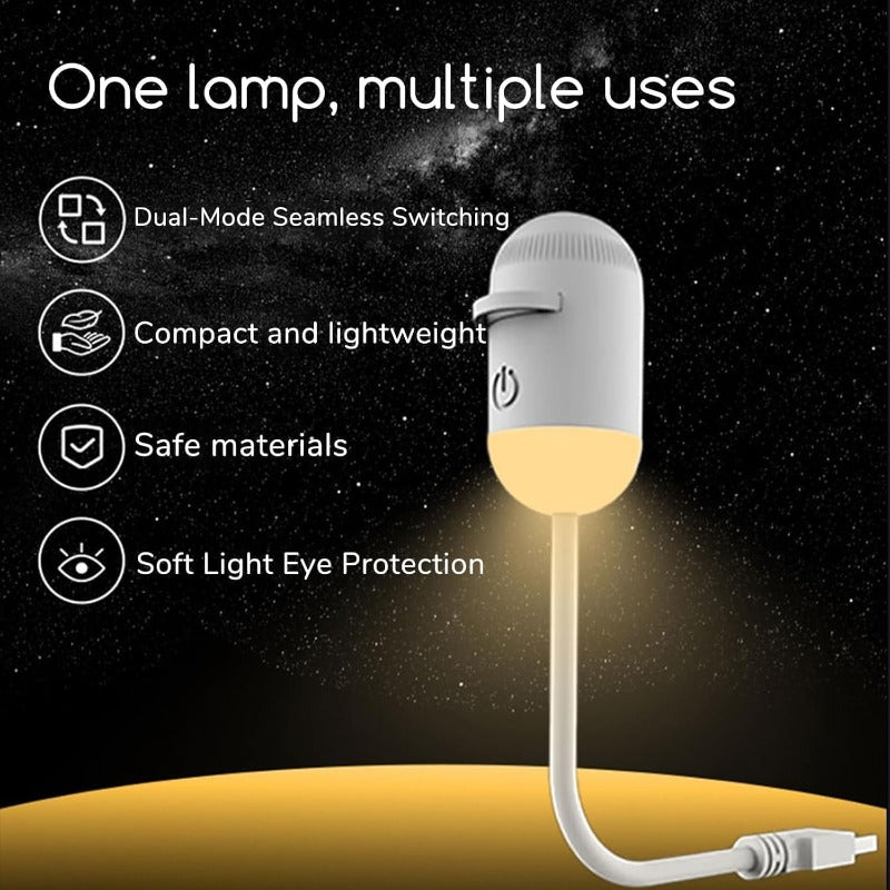 2-in-1 Galaxy Projector Lamp