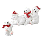Decorative gnome or bear figures made of resin