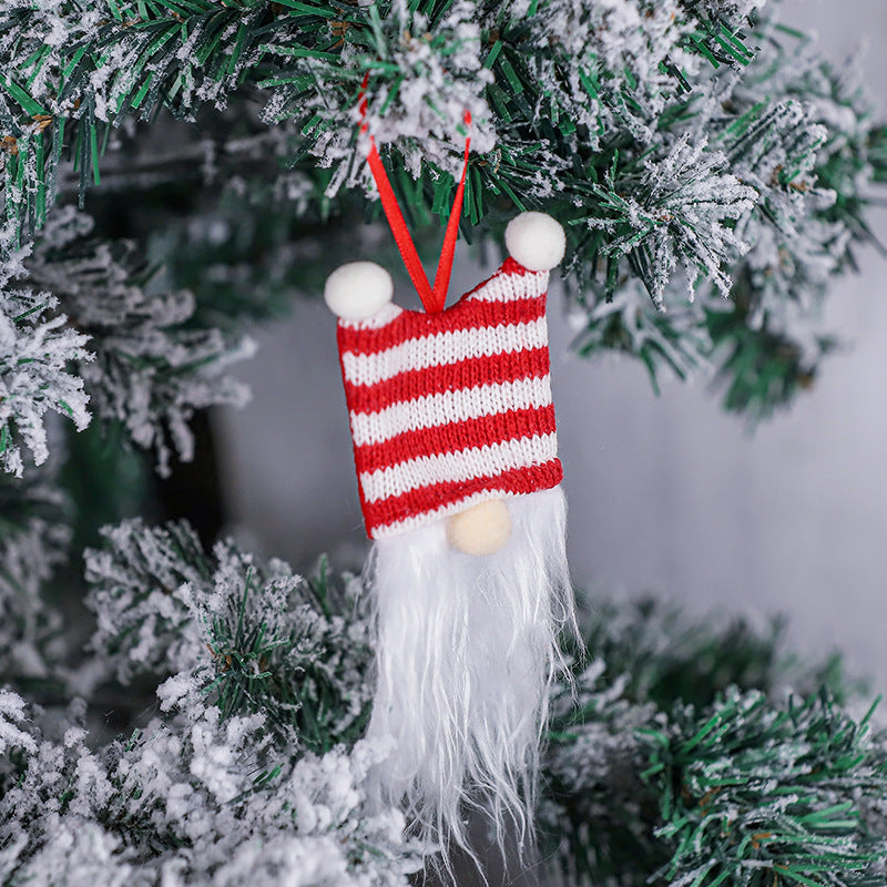 Fabric Christmas Ornaments Gnome Set