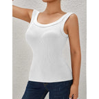 Seamless Padded Ribbed Tank