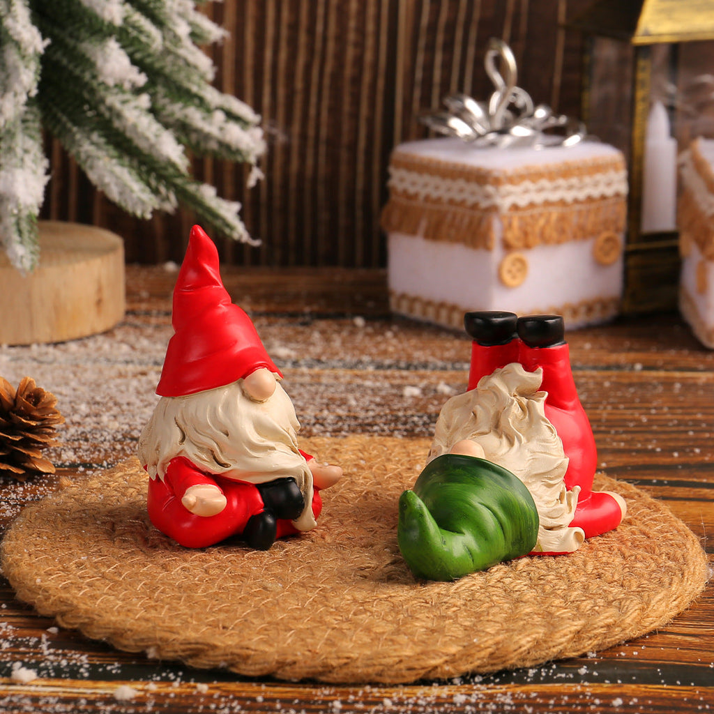 Decorative yoga gnome figure for the desk