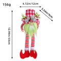 Christmas elf with long legs