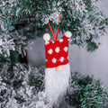 Fabric Christmas Ornaments Gnome Set