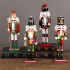 Decorative nutcracker figure made of wood, European style