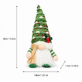 Illuminated elf figure with knitted hat