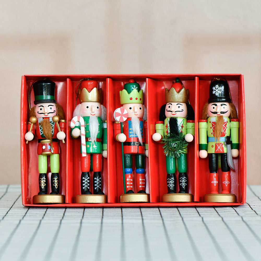 Nutcracker Wooden Figure Set, 13 cm