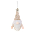 Gnome figure with knitted hat and star