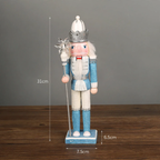Nutcracker figure made of pine wood