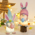 Glowing gnome figure with light effect