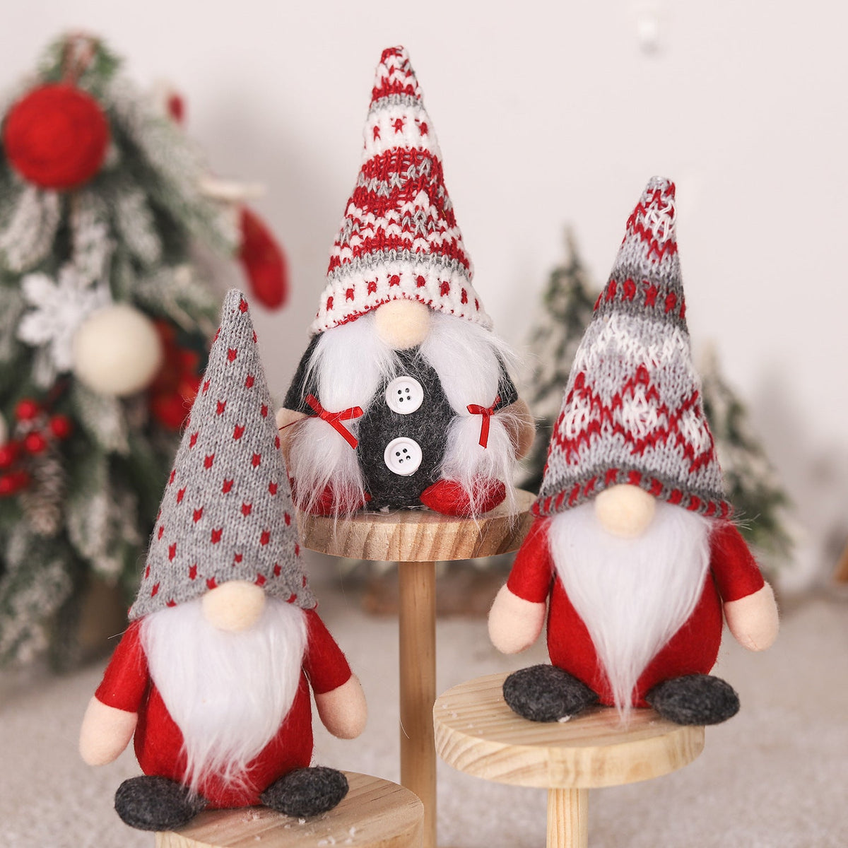 Scandinavian Christmas Elf Figure for Decoration