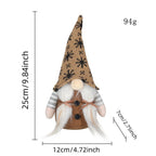 Christmas elf with knitted hat, fabric hanging figure
