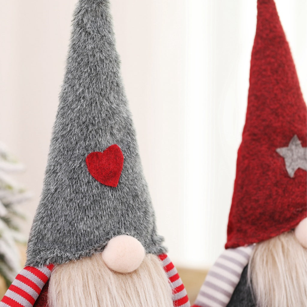 Decorative elf figure made of fabric