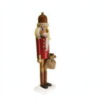 Wooden nutcracker, 38 cm, traditional Christmas decoration