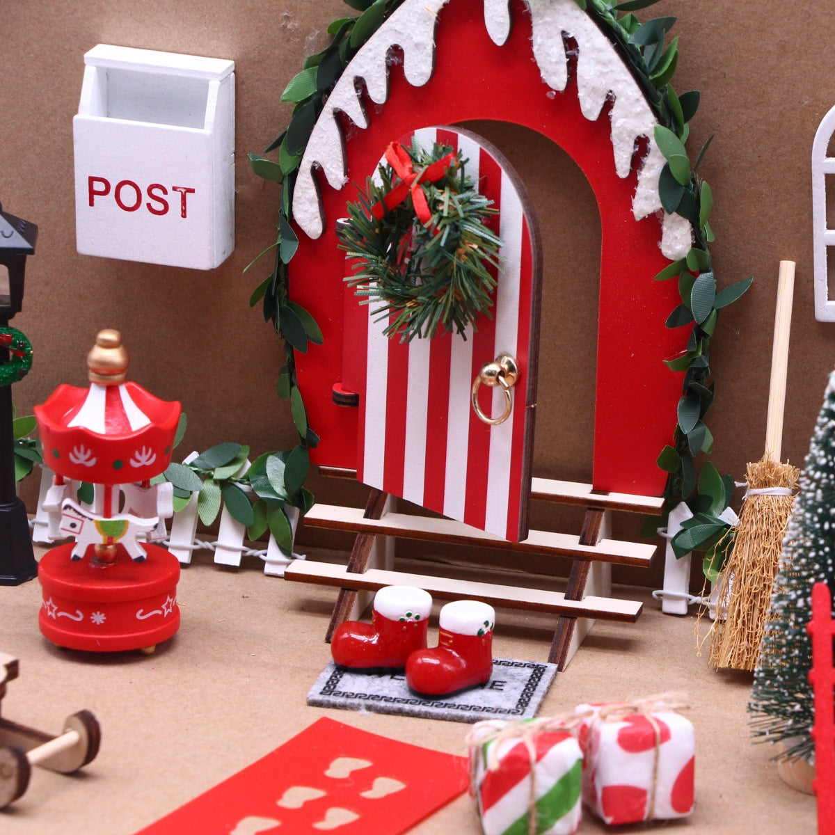 Miniature Elf Door Set for Dollhouses