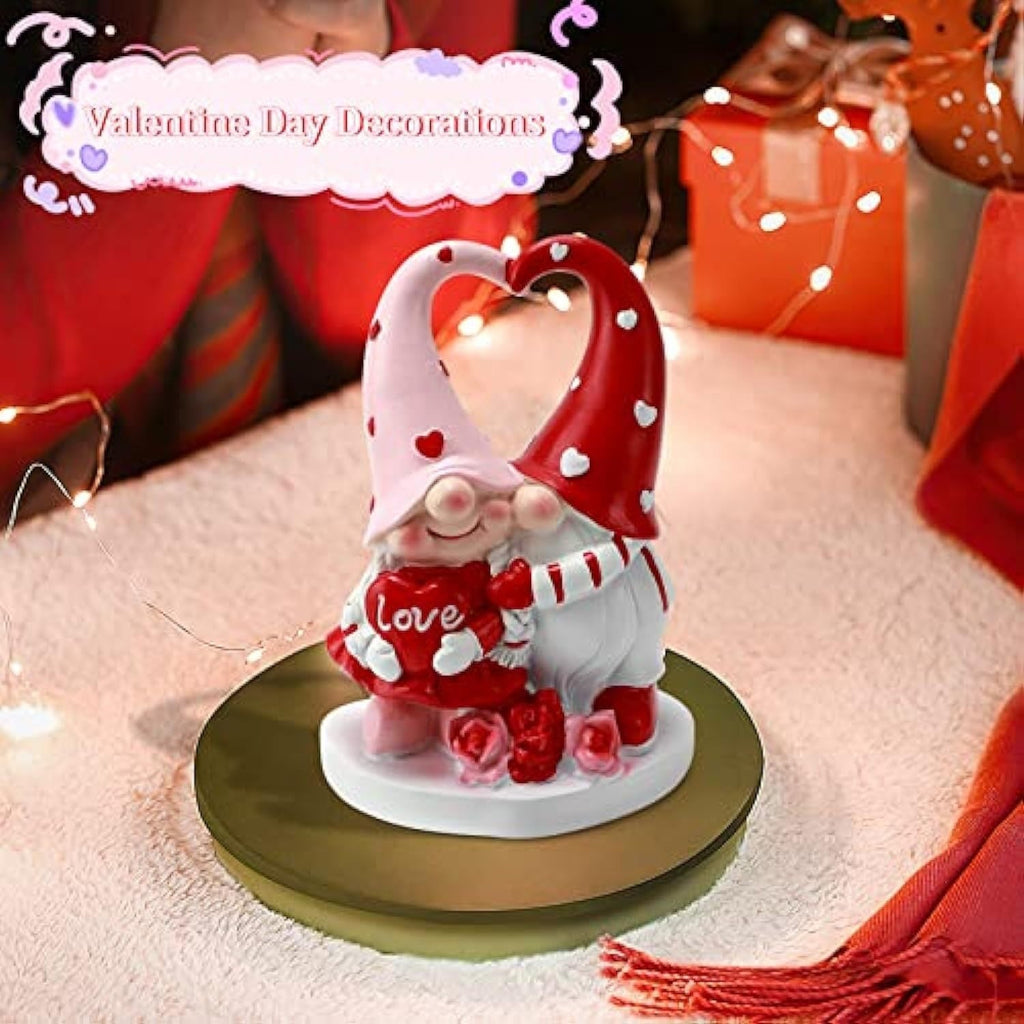 Decorative gnome figure made of resin for various occasions