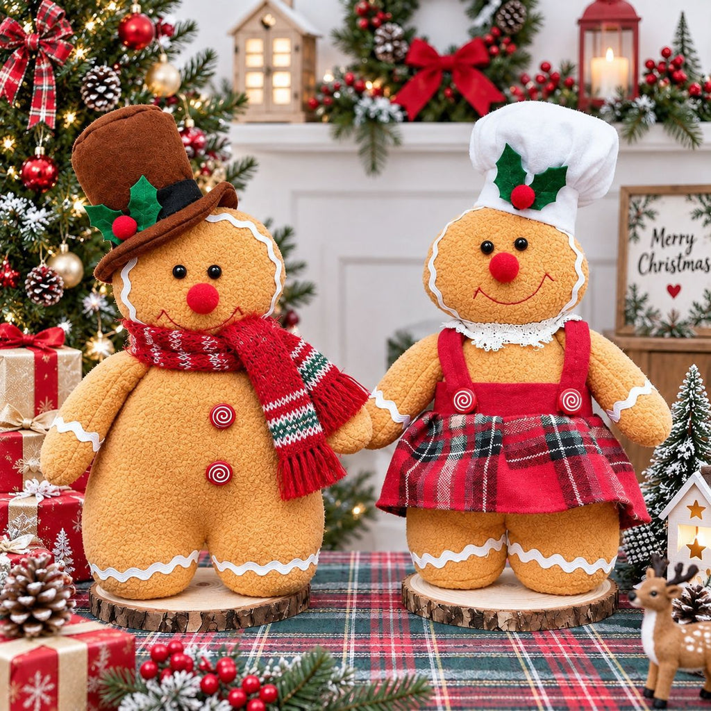 Decorative gingerbread man doll for Christmas