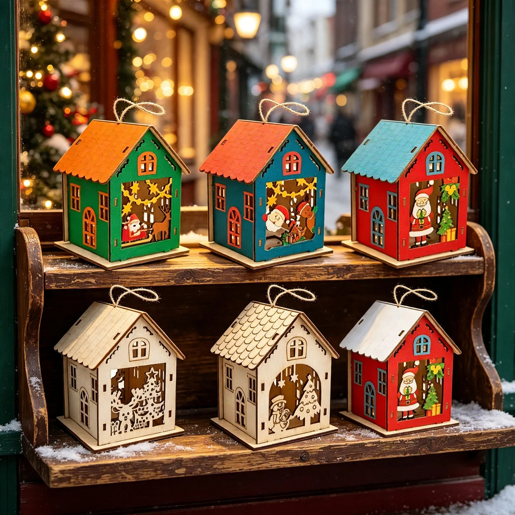 DIY wooden house to decorate yourself