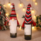 Decorative gnome figurine with Christmas accessories