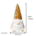 Lighted Christmas elf figure with sequin hat