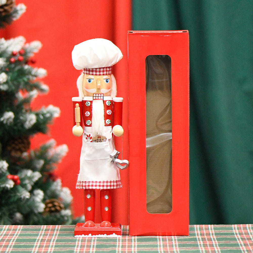 Nutcracker Figure Chef, 38 cm, Wood