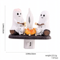 Decorative resin figure with night light effect