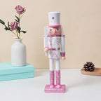Nutcracker soldier made of wood, festive decoration