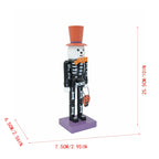 Decorative nutcracker in skull design, 25.5 cm