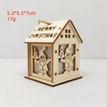 Decorative wooden house for the Christmas season