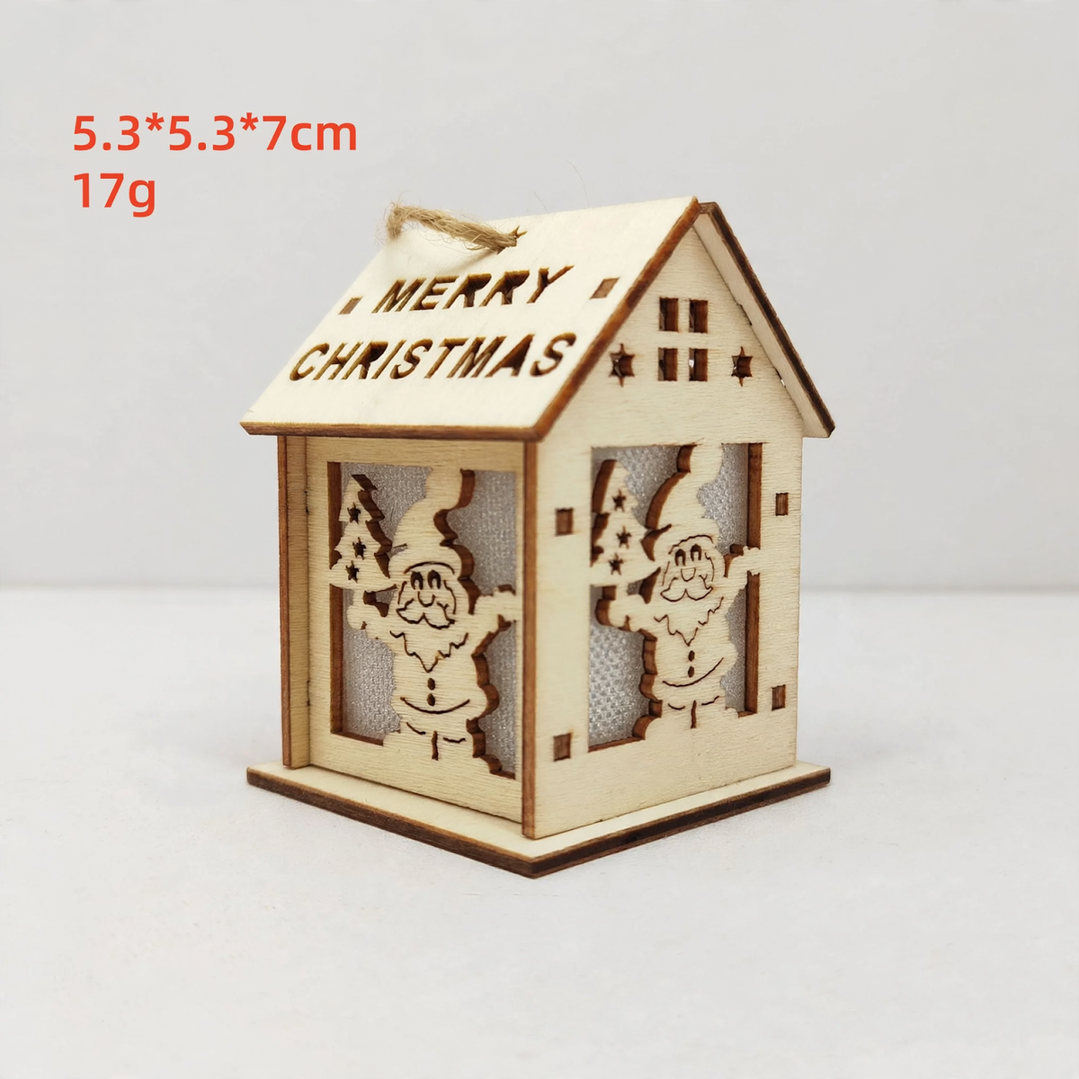 Decorative wooden house for the Christmas season
