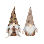 Christmas elf with knitted hat, fabric hanging figure