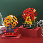 Wooden Ferris Wheel Music Box for Christmas