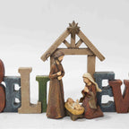 Decorative Christmas Nativity figure made of resin