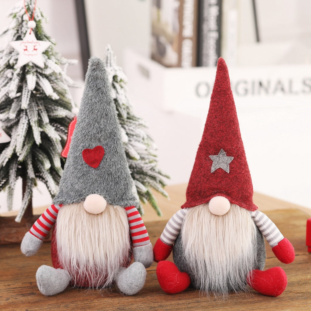 Decorative elf figure made of fabric