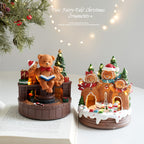 Decorative Christmas music box with lighting
