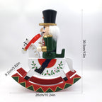 Traditional nutcracker made of pine wood