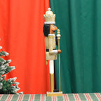 Large Nutcracker King made of wood, 60 cm