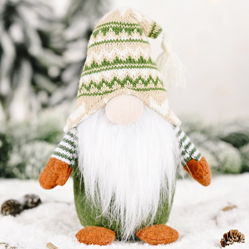 Christmas Elf Figure, Nordic Style, Fleece Fabric