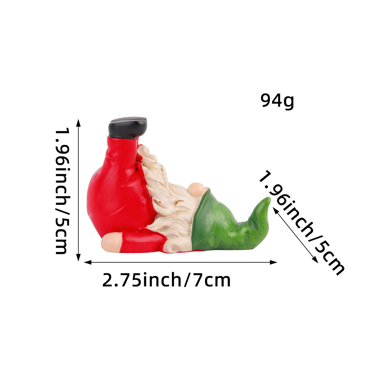 Decorative yoga gnome figure for the desk