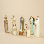 Crib decoration set made of resin