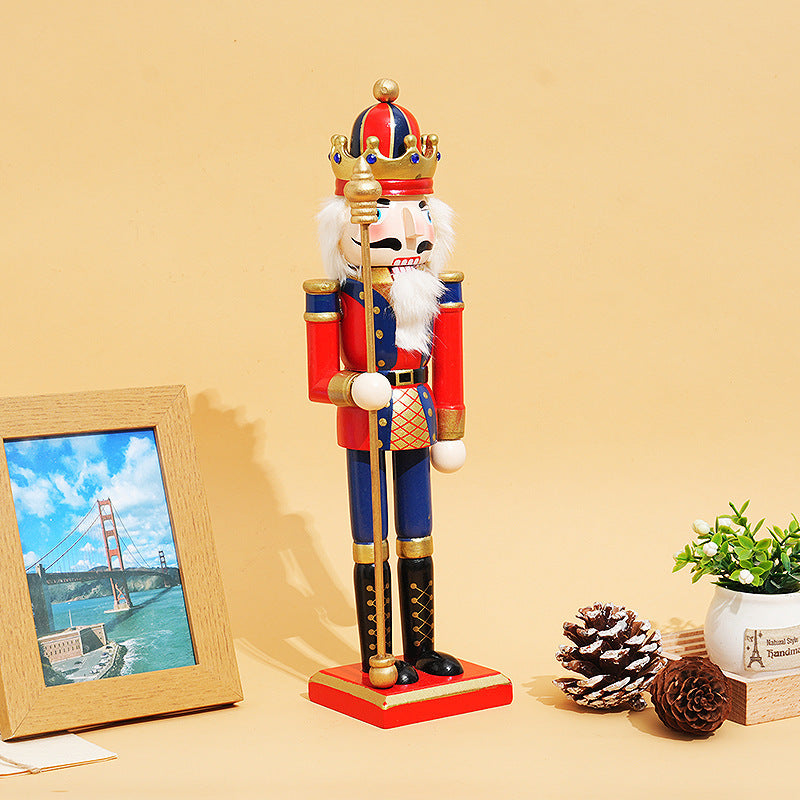 Nutcracker figure made of wood, 30 cm, Christmas decoration