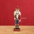 Nutcracker figure made of wood, 25 cm, European style